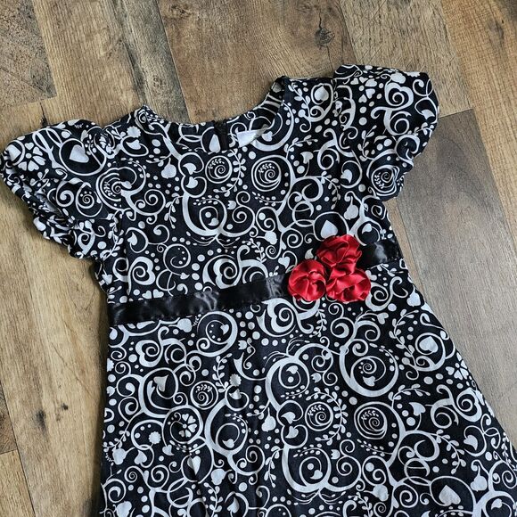 Hanna Andersson Heart Scroll Dress Girls Size 110 (Approx. 5 Years) - Picture 6 of 9